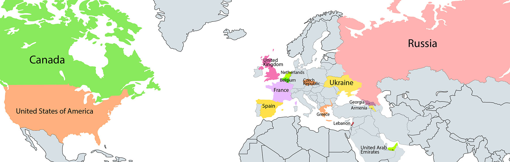 GEOGRAPHY OF OUR CLIENTS 